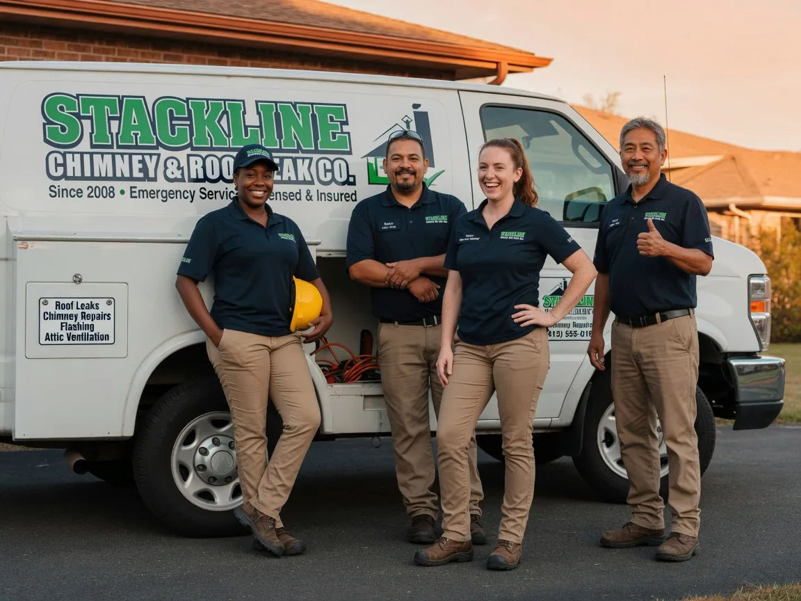 Chimney flashing repair company in Lindsay, OK